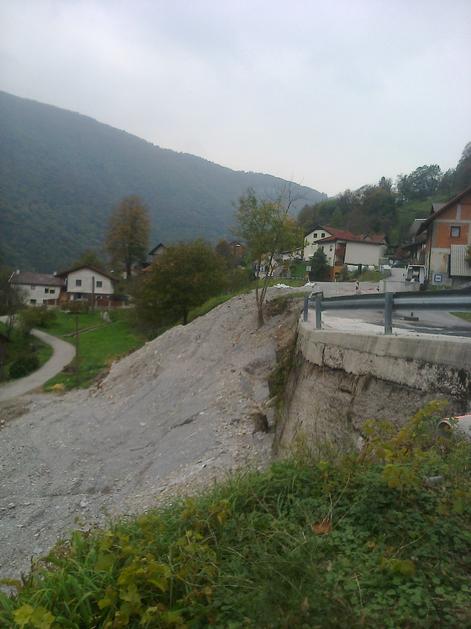 Grahovo ob Bači cesta