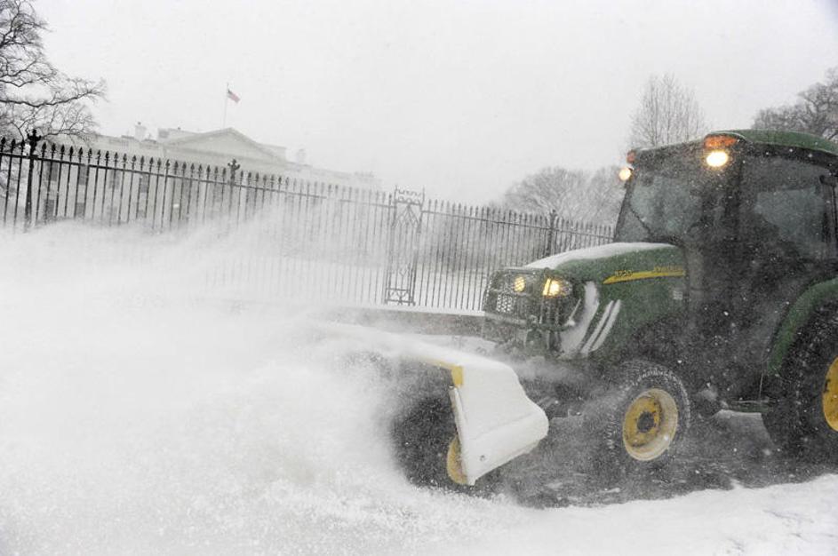Močno sneženje v ZDA.