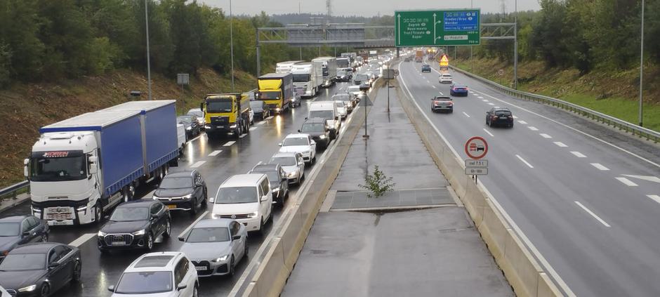 gneča na obvoznici pri Šentvidu | Avtor: Žurnal24 