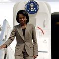 Condoleezza Rice je v Irak prišla le dan potem, ko je al Sadr iraški vladi v sob