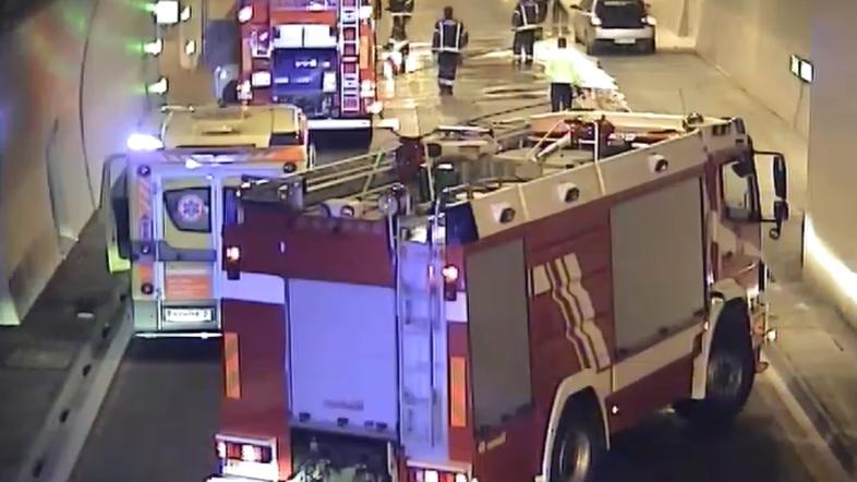 prometna nesreča v predoru Markovec