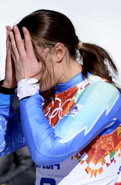 Tina Maze Soči trening smuka