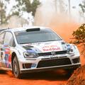 Ogier Volkswagen Polo WRC reli rally Avstralija