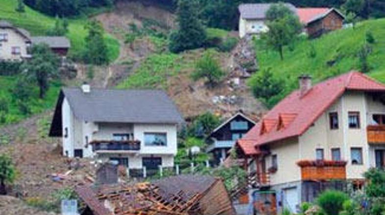 Posledice neurja v okolici Velenja