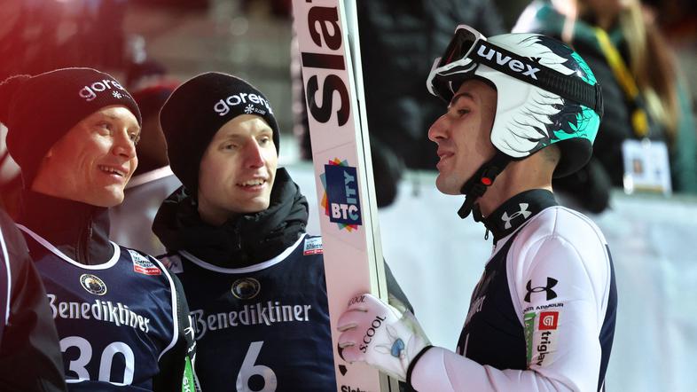 Anže Lanišek, Timi Zajc in Lovro Kos