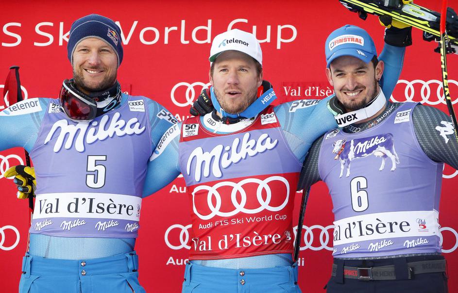 Kjetil Jansrud Aksel Lund Svindal Dominik Paris