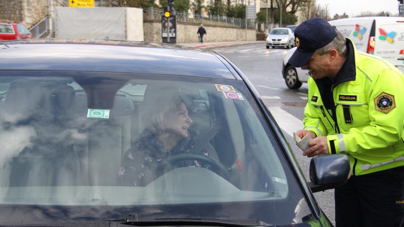 Policisti na muho vzeli voznice