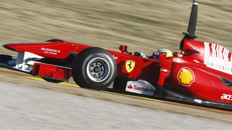 testiranja Valencia 2010 Ferrari Massa