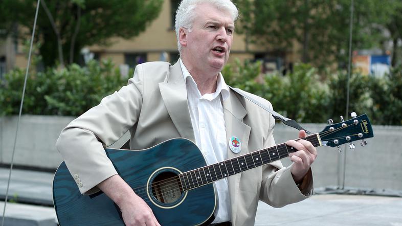 Protestni shod Gibanja Osveščeni prebivalci Slovenije (Ladislav Troha)