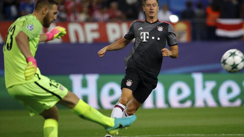 Jan Oblak in Robert Lewandowski