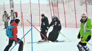 Tina Maze ogled proge Zlata lisica 2014 Kranjska Gora