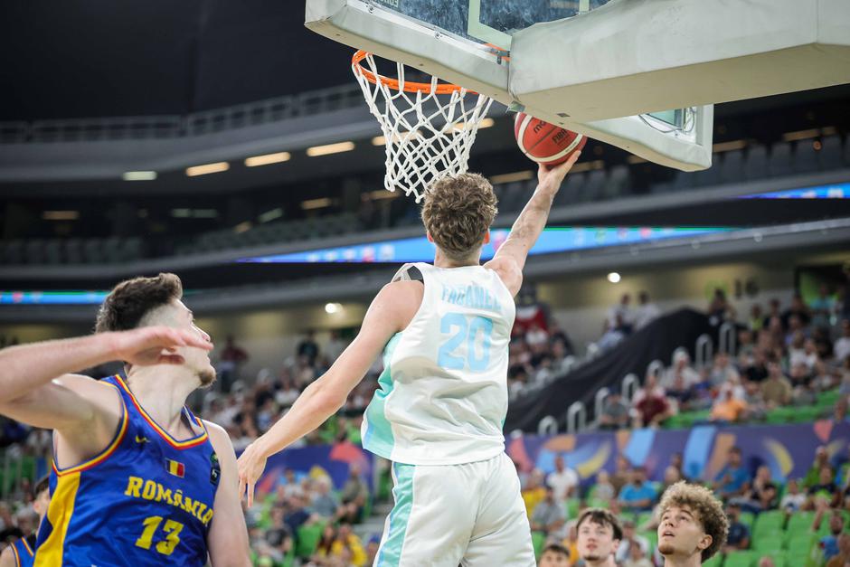 eurobasket u20 slovenija-romunija, Lovro Faganel | Avtor: Saša Despot