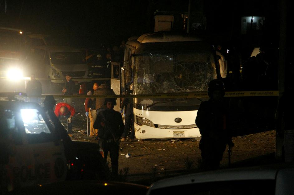 Eksplozija na avtobusu v Egiptu