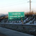 Najprej lahko opazite, da je do Ljubljane le še 54 kilometrov ...
