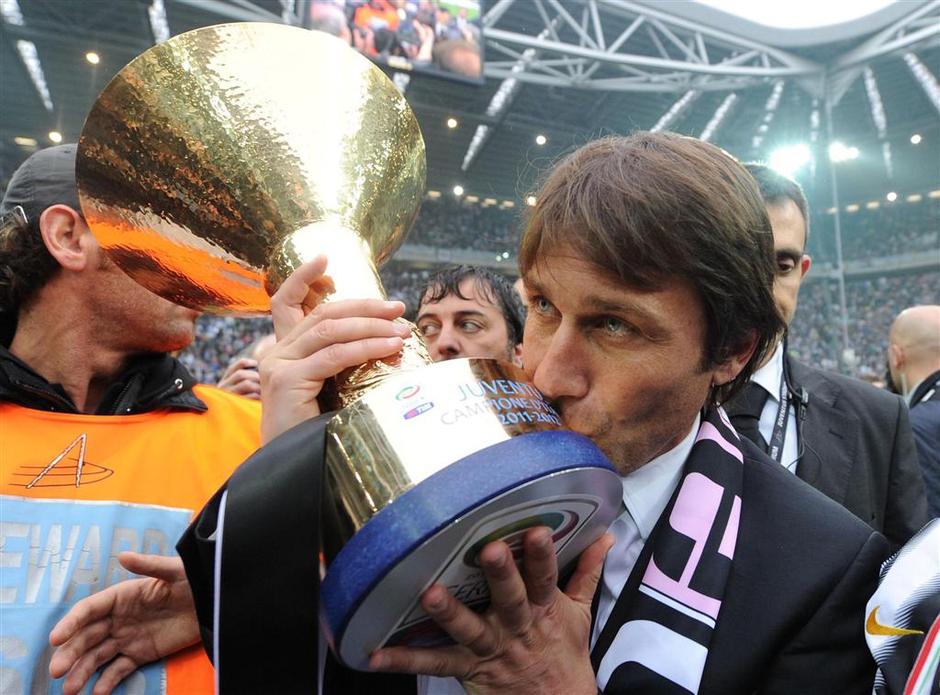 Conte Juventus Atalanta pokal naslov scudetto slavje Serie A Italija liga prvens | Avtor: EPA