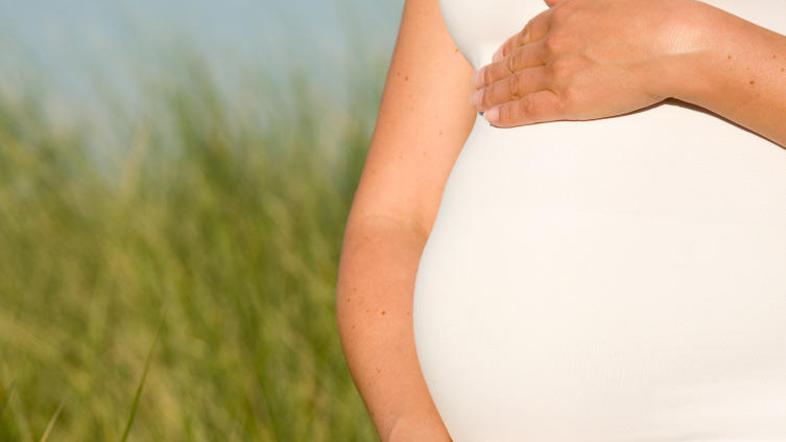 Med partneričino nosečnostjo se moški težje uprejo skušnjavam na mizi in v hladi