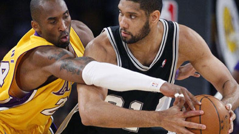 V Staples Centru je pred skoraj 19.000 gledalci Kobe Bryant dosegel 22 točk, Tim