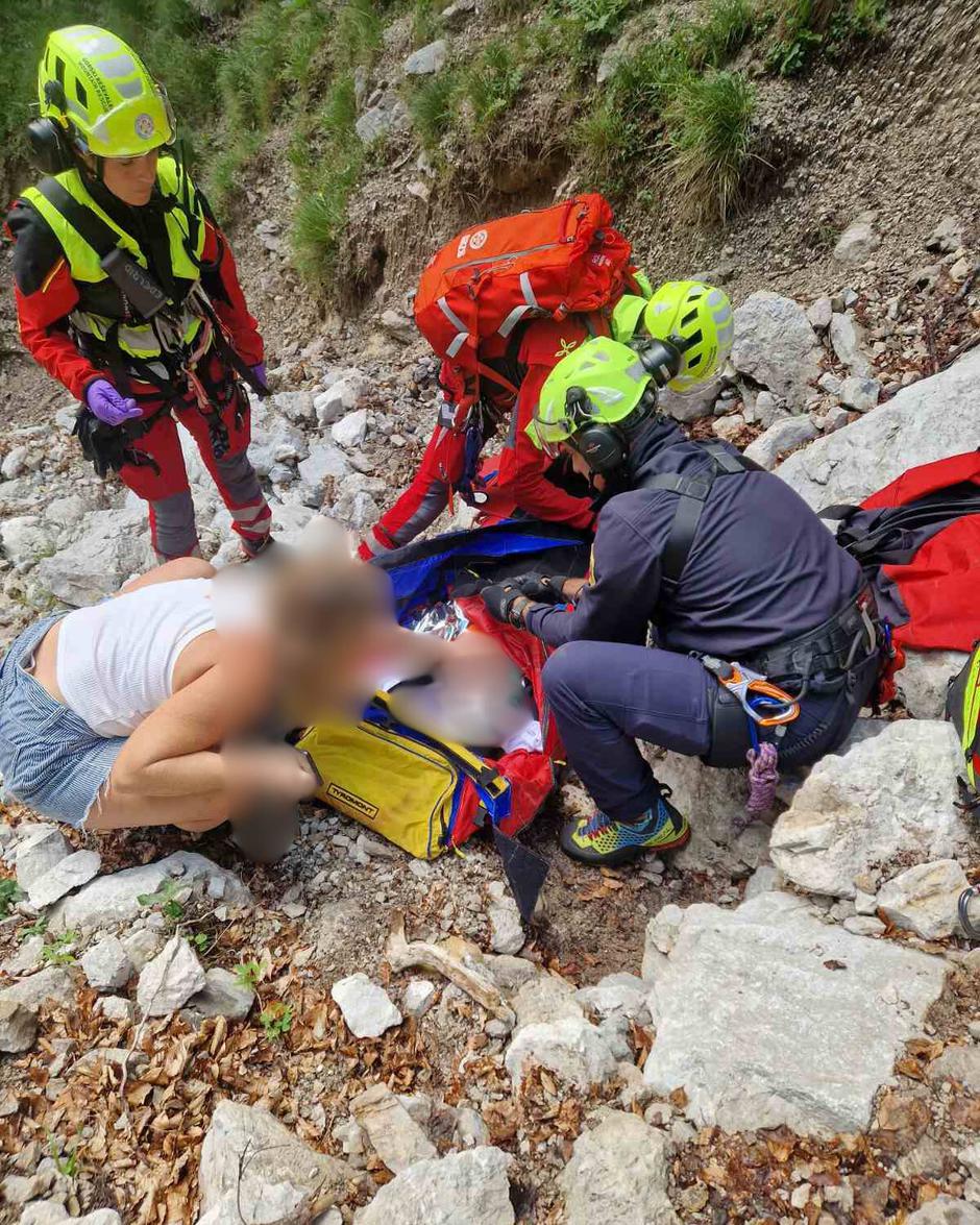 Reševanje mladega planinca | Avtor: GRZS