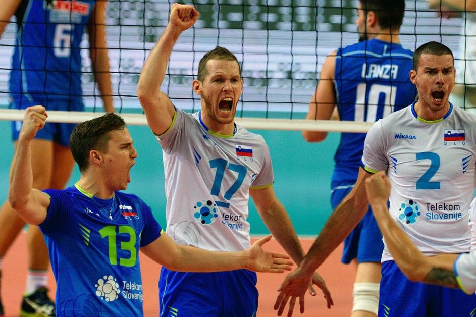 (Slovenija:Italija), ep v odbojki 2015, polfinale, Jani Kovačić, Tine Urnaut, Al
