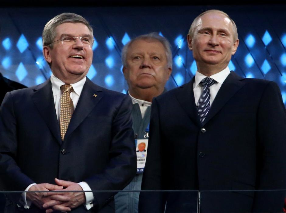Putin Bach Soči Fišt zaključna slovesnost | Avtor: EPA