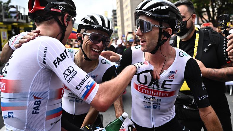 Tadej Pogačar, Adam Yates