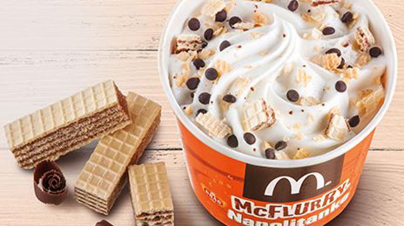 Sladoled z okusom napolitank