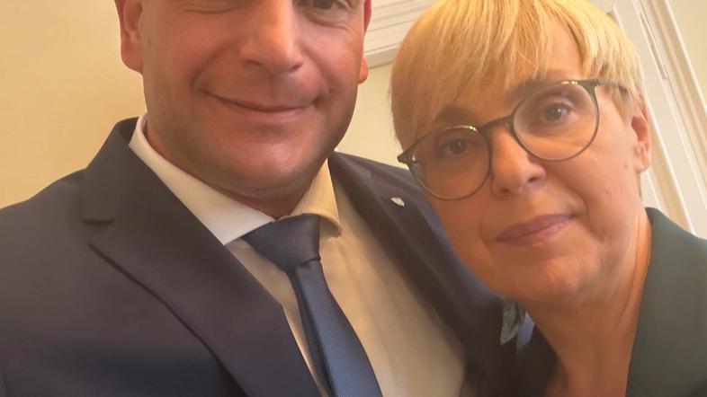 Zoran Stevanović in Nataša Pirc Musar