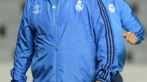 Rafael Benitez in Cristiano Ronaldo, trening Real Madrid