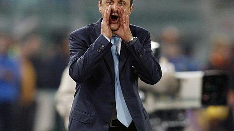 Delio Rossi (Lazio) se je izognil drugemu zaporednemu porazu na Olimpicu.
