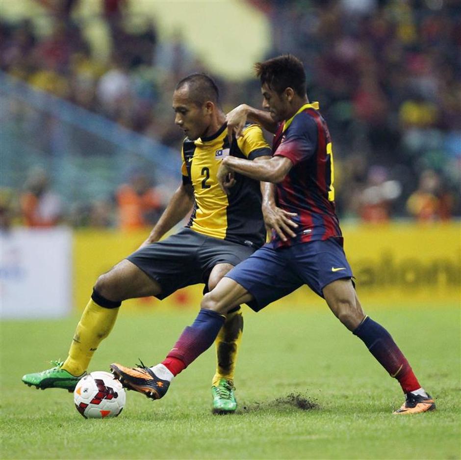 Neymar Barcelona Malaysia XI Mahali Jasuli Malezija Kuala Lumpur azijska turneja | Avtor: Reuters
