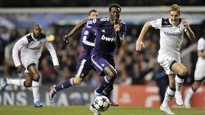 Emmanuel Adebayor je bil na obračunu proti Barceloni praktično neopazen. (Foto: 