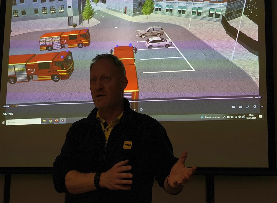 AMZS simulator intervencijske vožnje, gasilsko vozilo | Avtor: Matija_Janežič