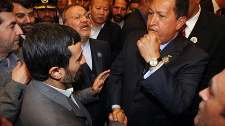 mahmud ahmadinedÅ¾ad in hugo chavez afp