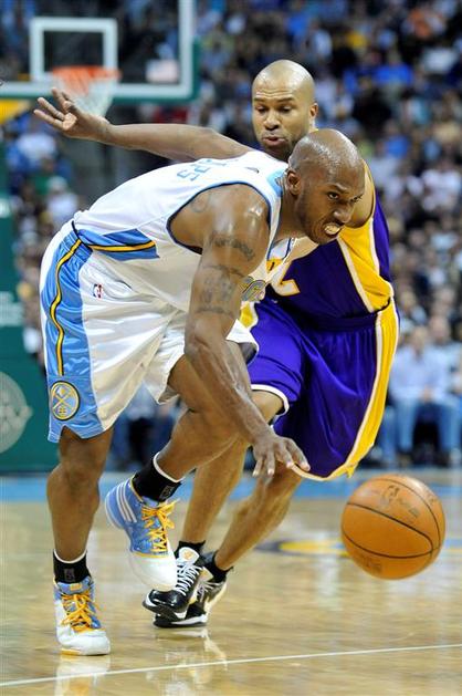 NBA Denver Nuggets Los Angeles Lakers 2010 Billups