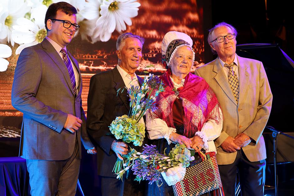 občinski praznik, Medvode, zaslužni občani, Ivanka Šušteršič, Dušan Brekič | Avtor: Iztok Pipan, TV Medvode