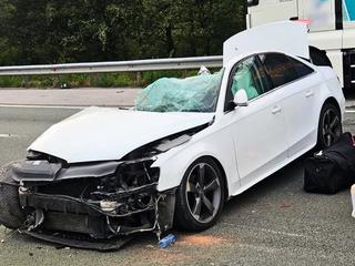 Prometna nesreča na primorski avtocesti