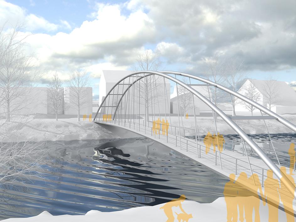 Brv čez reko Savo v Medvodah