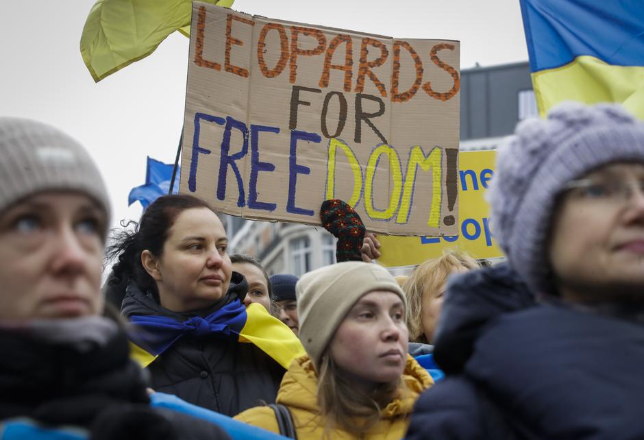 tank leopard protesti Ukrajina | Avtor: Epa