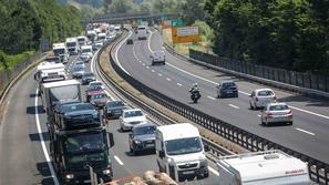 gneča na ljubljanski obvoznici