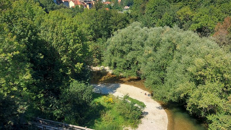 Kanjon Kokre v središču Kranja