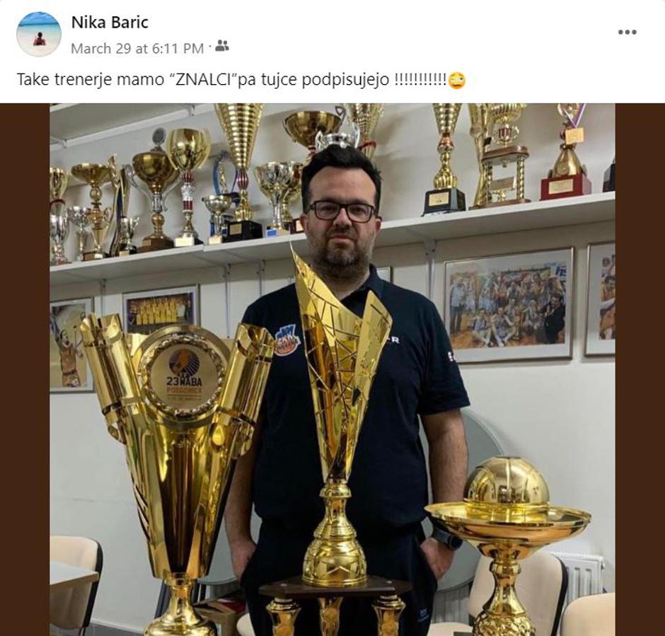 Nika Barič o Damirju Grgiću | Avtor: Facebook/Nika Barič