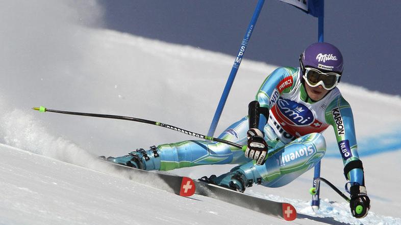 St. Moritz kombinacija 2010 Tina Maze