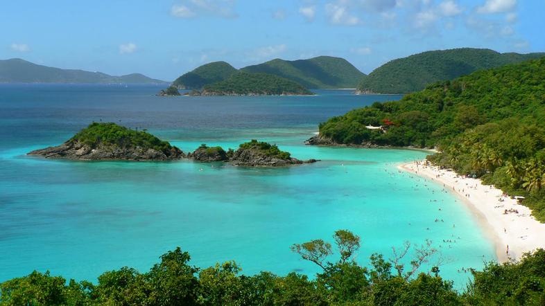 Trunk Bay, St. John, Ameriški Deviški otoki