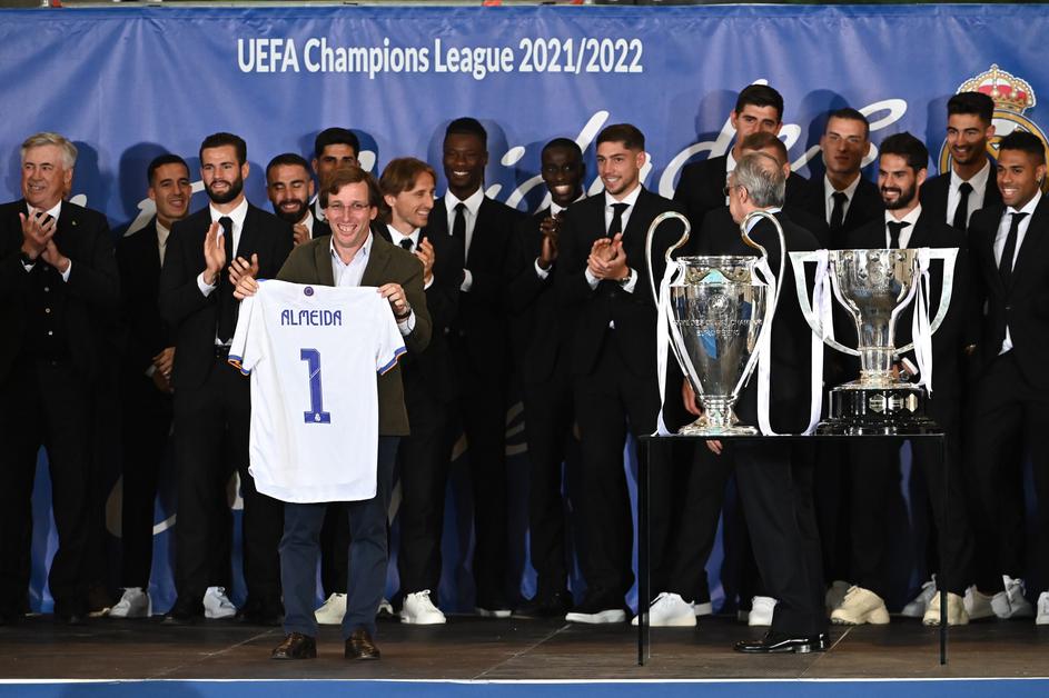 Real Madrid - proslava naslova lige prvakov v Madridu