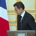 Francoski predsednik Nicolas Sarkozy po nagovoru