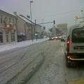 Snežne razmere v Mariboru.