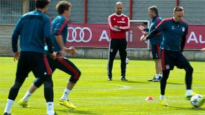 Manchester United Bayern Liga prvakov četrtfinale Guardiola Ribery