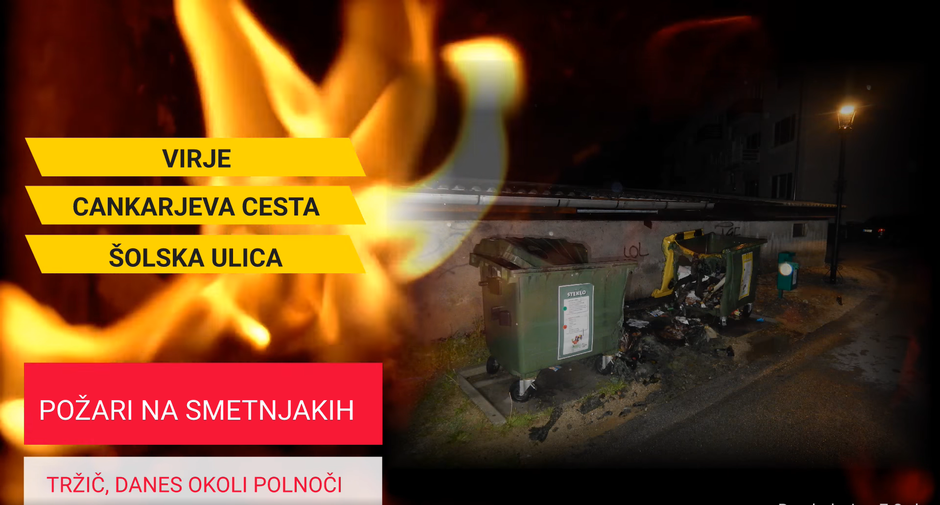 Zagoreli smetnjaki v Tržiču | Avtor: Slika zaslona/PU Kranj