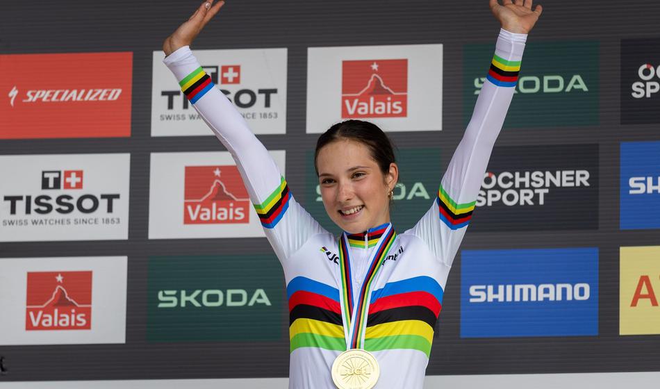 Vzhajajoča zvezda slovenskega kolesarstva: Po naslovu na MSP zdaj korak višje