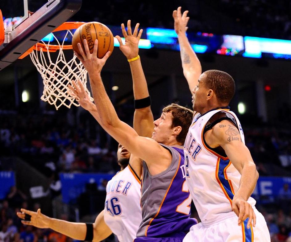 NBA april 2010 Oklahoma Thunder Phoenix Suns Goran Dragić